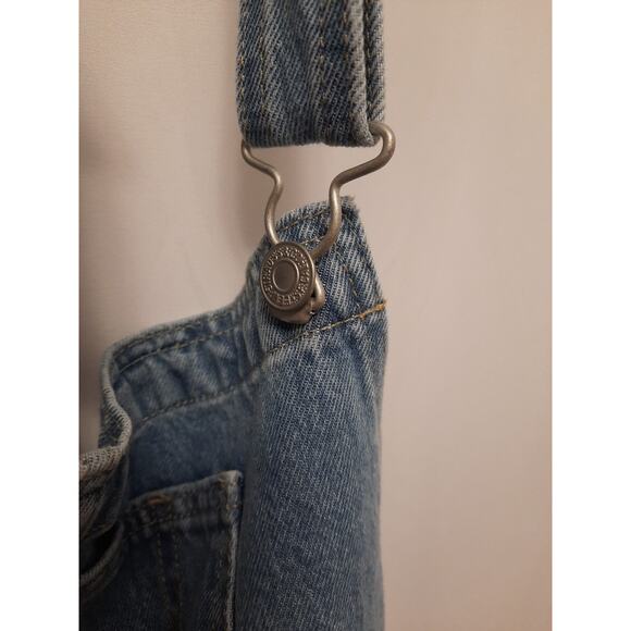 Levi's Wmn "VTG" Shortalls - In the Field XL missing one "button" nwt msrp 69.99 - Picture 6 of 9